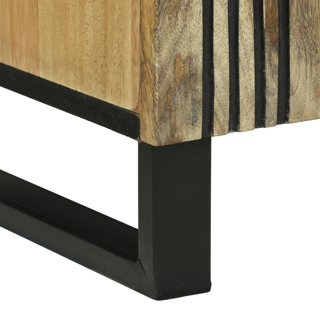 Mobile TV 105x33.5x46 cm Legno massello di mango e legno ingegnerizzato