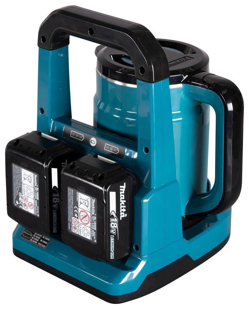 Makita DKT360Z bollitore elettrico 0,8 L Nero, Blu