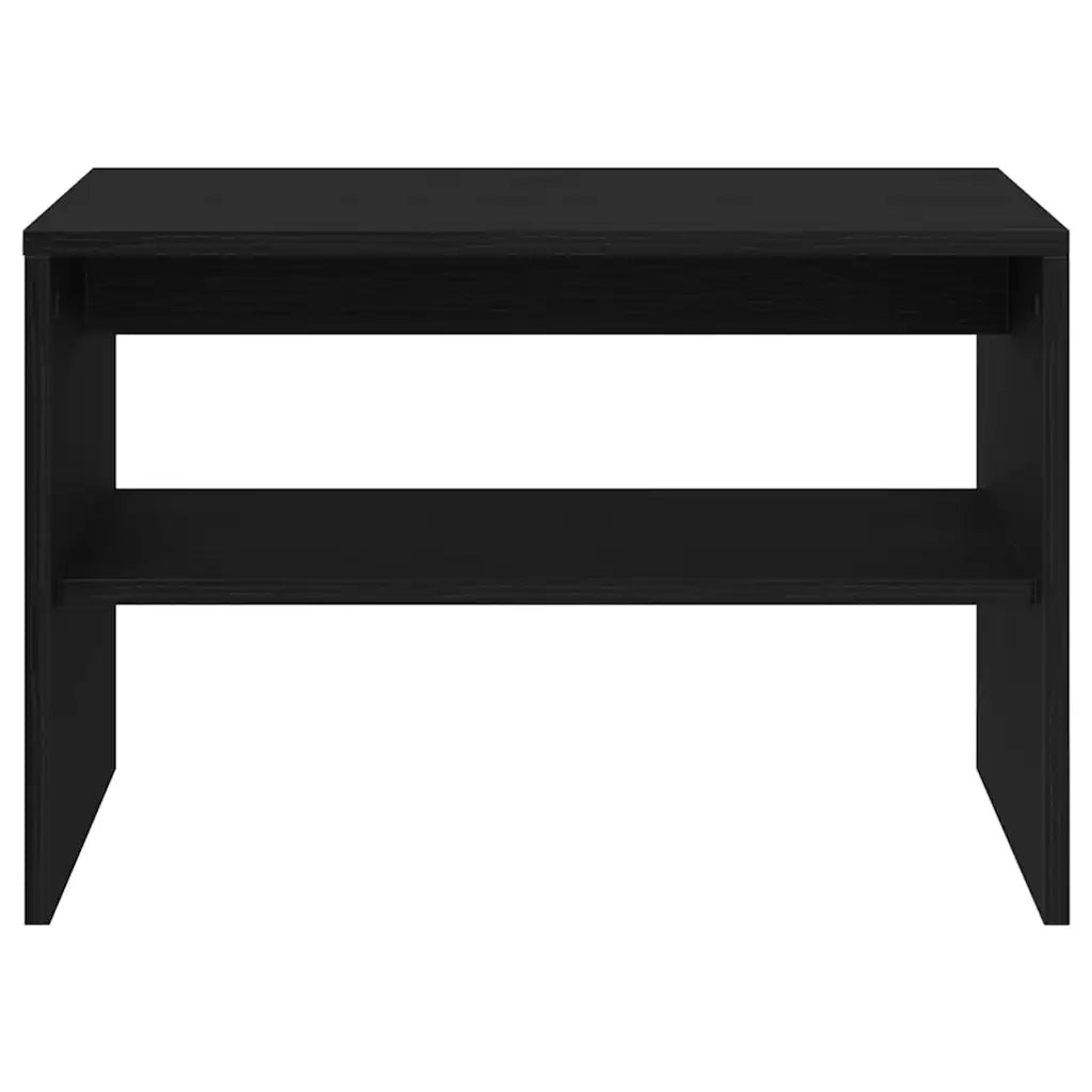 Mobile Porta TV Rovere Nero 60x40x40 cm in Legno Multistrato