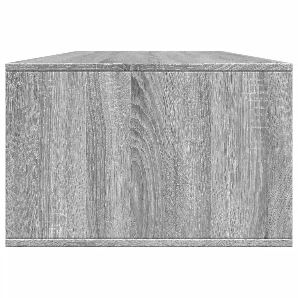 Tavolino da Salotto Grigio Sonoma 102x55x35cm Legno Multistrato