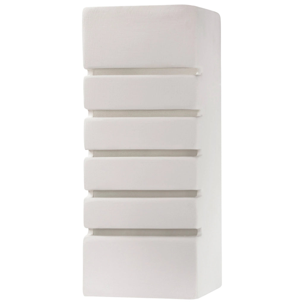 Applique Pure Lume KASIMO ceramica bianca 2xE27 interni