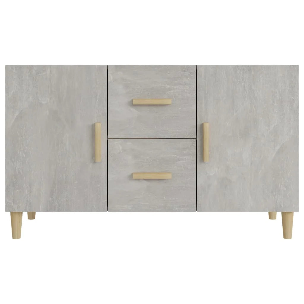 Buffet credenza cassettiera armadio mobile contenitore organizer per cucina soggiorno salotto 100 x 36 x 60 cm legno ingegnerizzato grigio 02_0031827