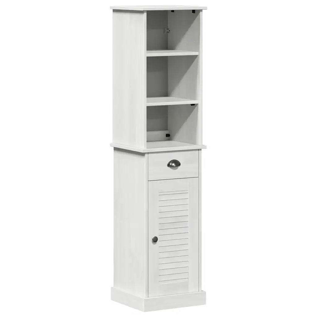 Set di mobili per il Bagno | Armadio da bagno VIGO 2 pz Bianco e Bianco Antico