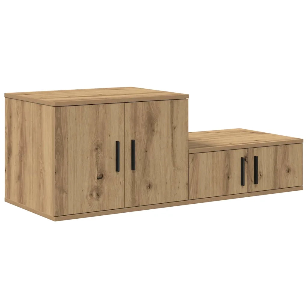 Armadio 2 pcs Rovere artigianale 118 x 41 x 40 cm 866666