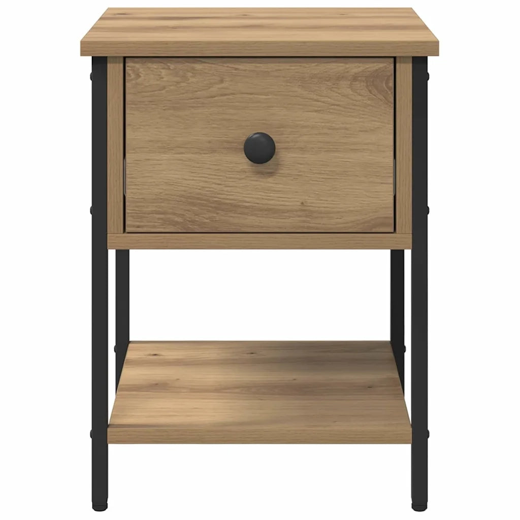 Comodino Rovere artigianale 34 x 35,5 x 45 cm Legno multistrato