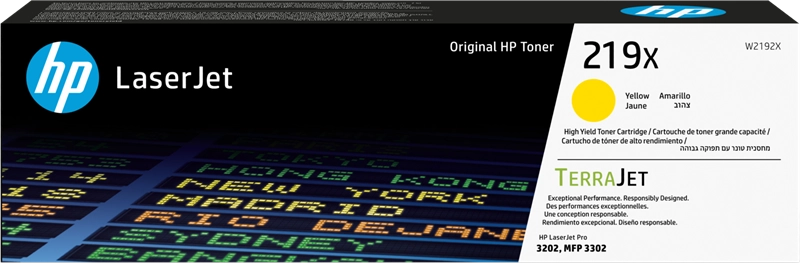 HP Cartuccia toner originale ad alta capacità LaserJet 219X giallo
