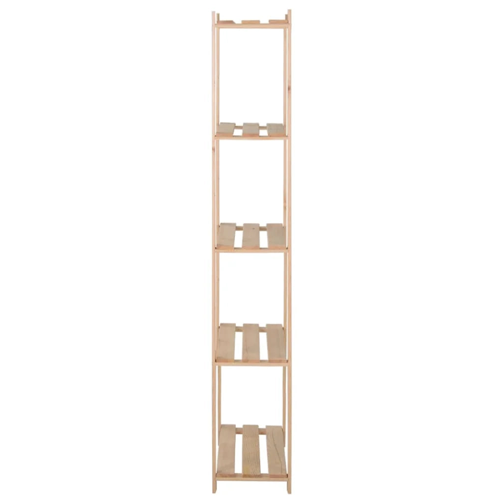 Scaffale portaoggetti a 5 ripiani 170 cm legno di pino massiccio 02_0000660