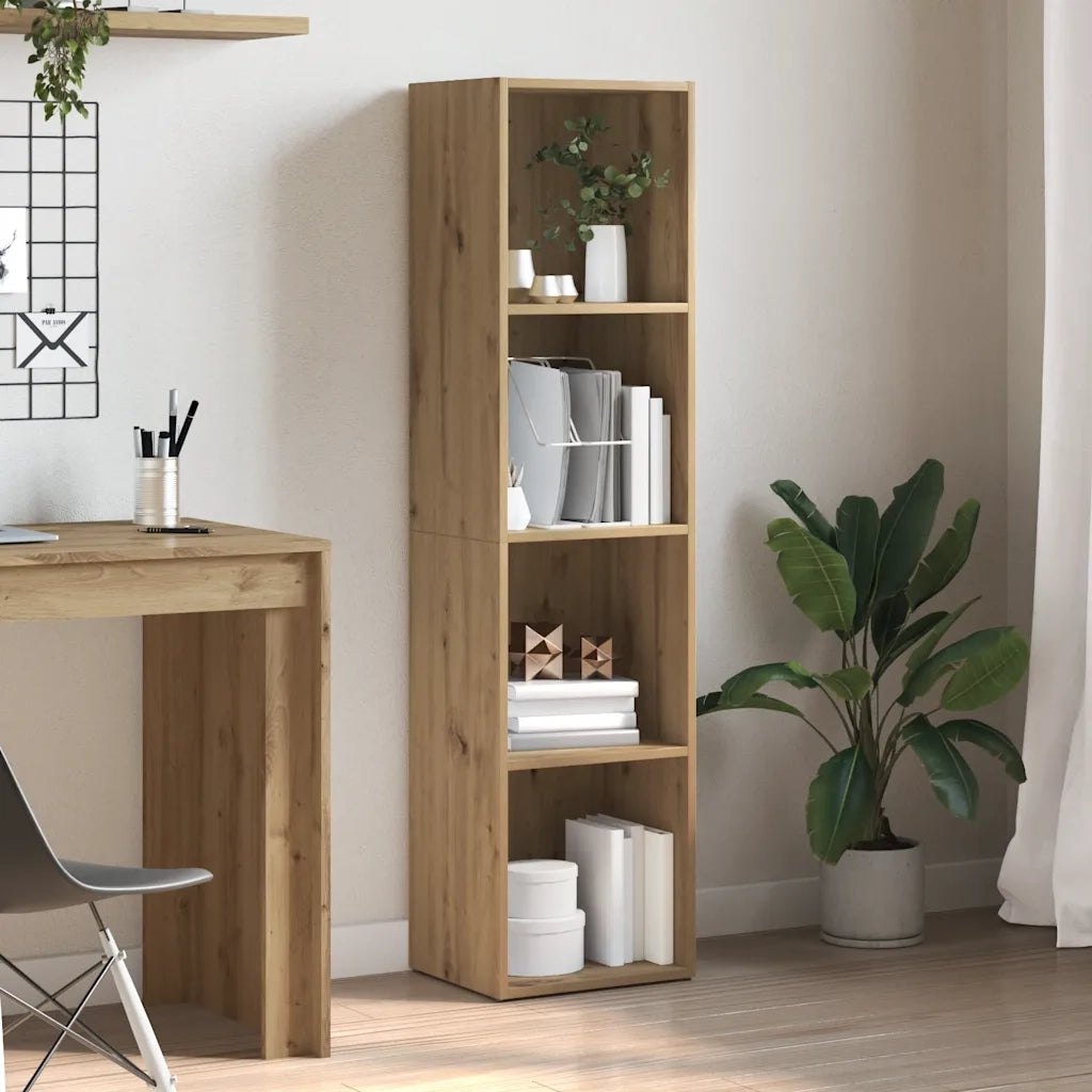 Libreria Rovere Artigianale 36x30x143 cm Legno Multistrato 855777