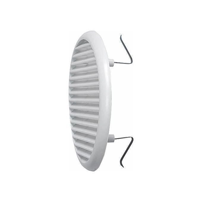 Idro Bric Griglia Aerazione Universale in Plastica Bianca con Molle 170mm