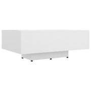 Tavolino da salotto | Tavolino da caff¨¨ | Tavolino da Soggiorno Bianco 85x55x31 cm in Legno Multistrato