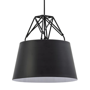 Lampada Da Soffitto Pensile Metallico Nero APP422-1CP