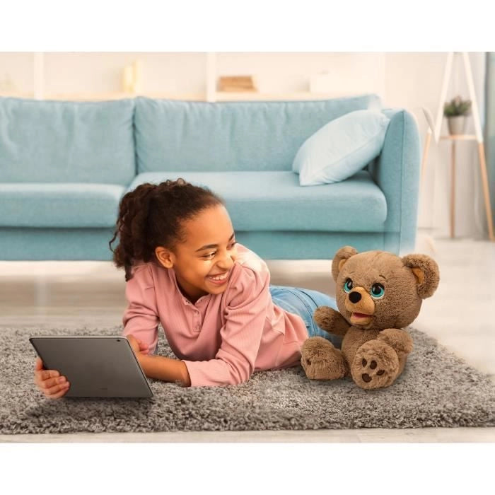 Peluche interattivo - GIOCHI PREZIOSI - Orsetto creatore di storie di Poe - da 4 anni - LAY00