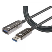 Cavo Ottico Attivo USB 3.2 SuperSpeed Active Optical Cable USB A M/F 50m Nero