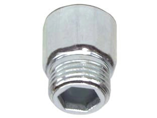 PROLUNGA ACCIAIO ZINCATO- - MF 3/8 x mm.20 - 10 pezzi