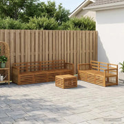 Set divani 8 pcs Legno di Acacia Massello