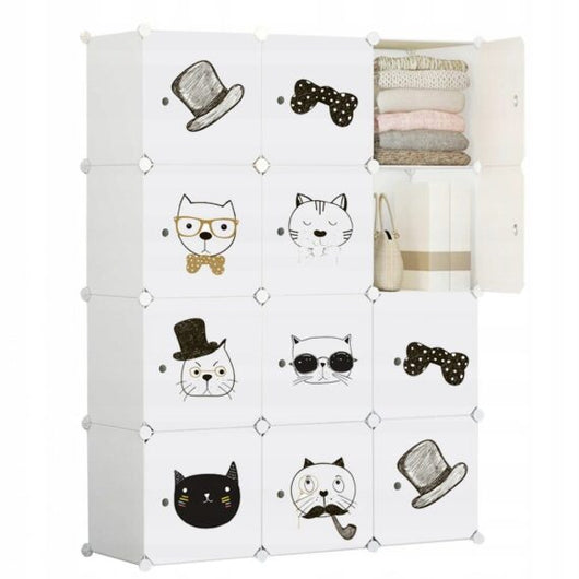 Armadio modulare per bambini 147x111x37 cm