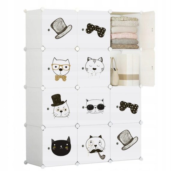 Armadio modulare per bambini 147x111x37 cm