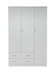 KIT ARMADIO SPACE 3 ANTE + 2 CASSETTI CM. 120X52X190H