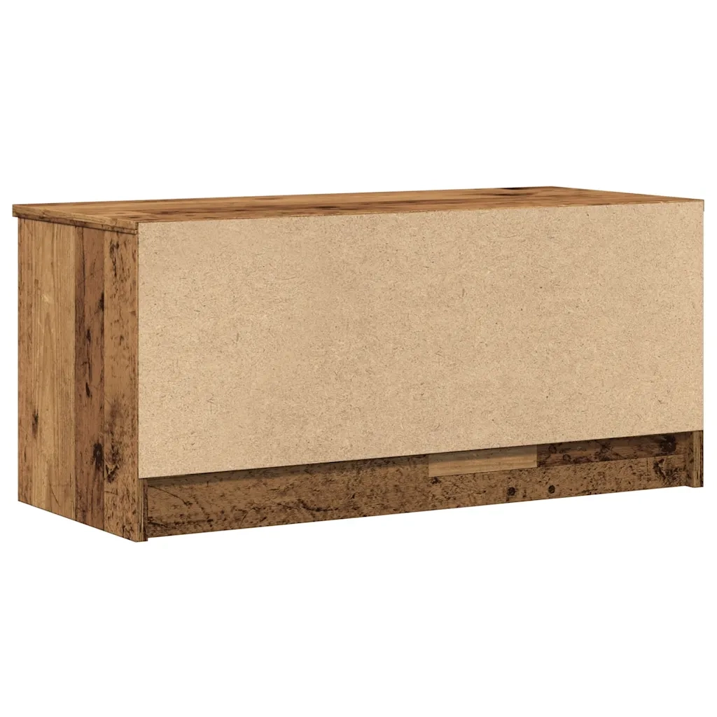 Mobili Porta TV 2 pz-Set di 2 Credenza per TV Legno Vecchio 80x35x36,5 cm in Truciolato