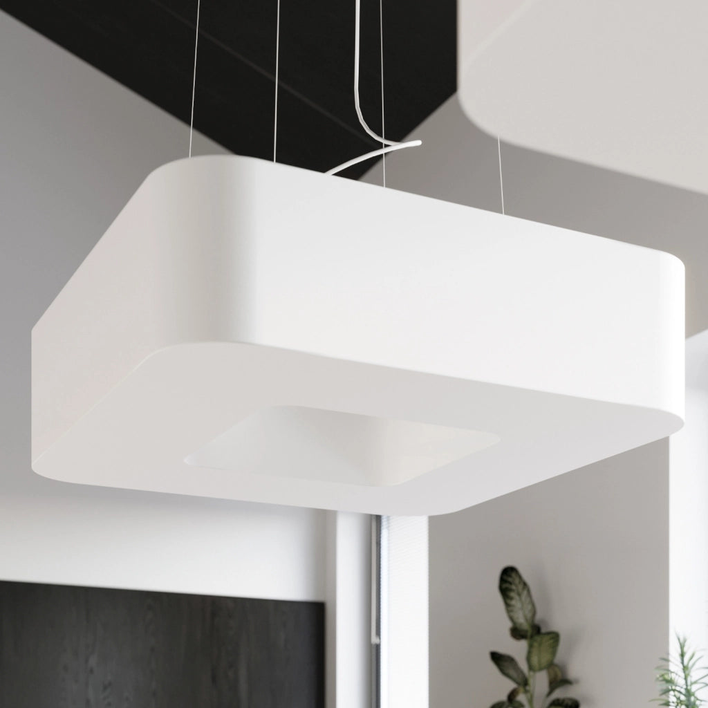 Lampadario URANO 80 bianco