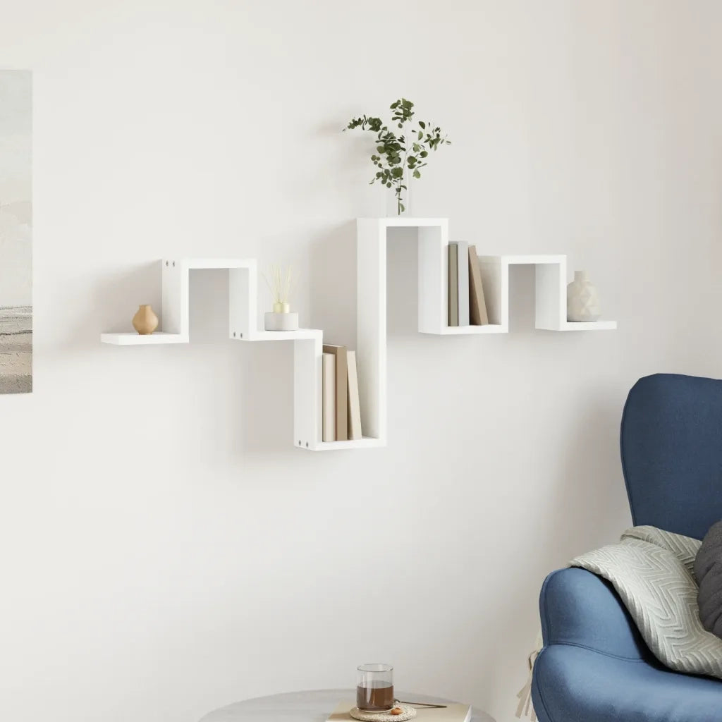 Scaffale a Parete Bianco 104,5x10x43 cm in Legno Multistratocod mxl 116648