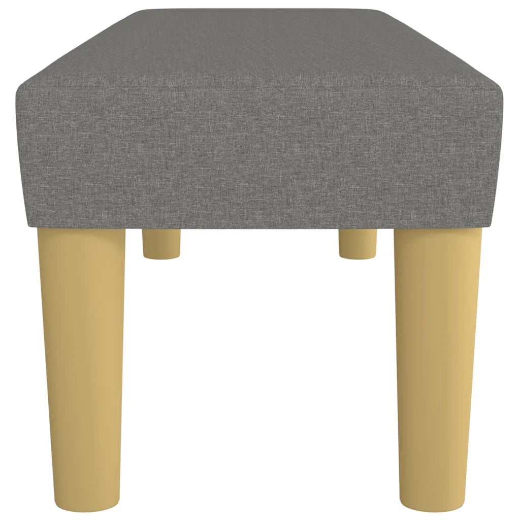 Panca Grigio Scuro 100x30x30 cm in Tessuto 346653
