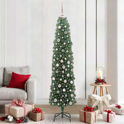 Albero di Natale artificiale con 300 LED Verde 210 cm 3394958
