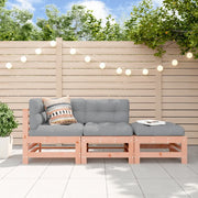 Set Divani Giardino 3pz con Cuscini Legno Massello di Douglascod mxl 76510