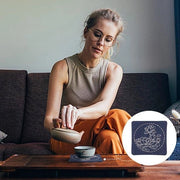 Kit di inizio per sashiko con 4 sottoscala - set di accessori con istruzioni - nastro per cucito - benvenuto a casa - fai da te