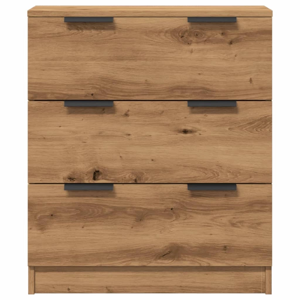 Buffet credenza cassettiera armadio mobile contenitore organizer cucina soggiorno salotto fatto a mano 60 x 30 x 70 cm legno ingegnerizzato marrone 02_0030813
