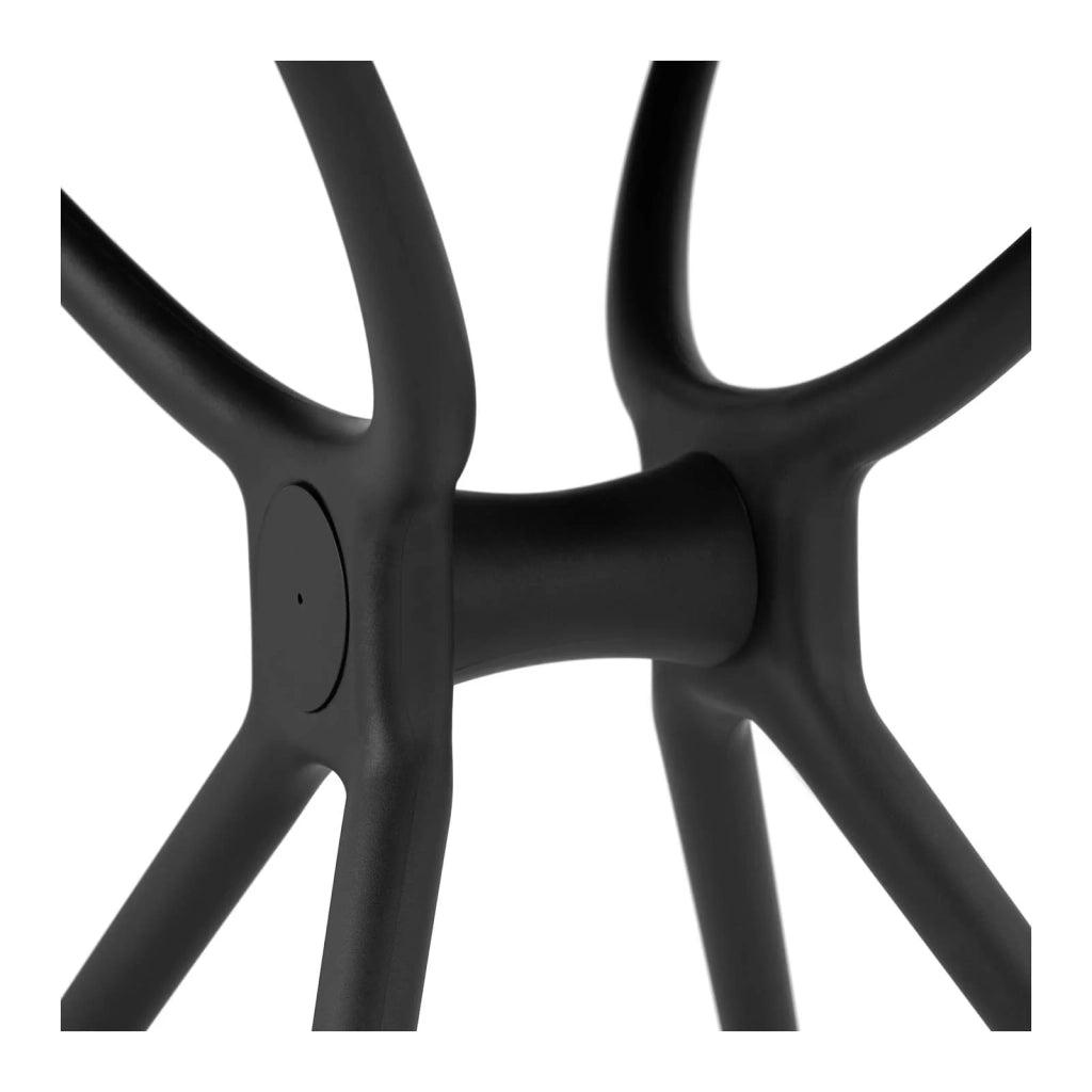 Tavolo da pranzo/soggiorno quadrato piccolo con piano nero 80 x 80 cm 14_0004499