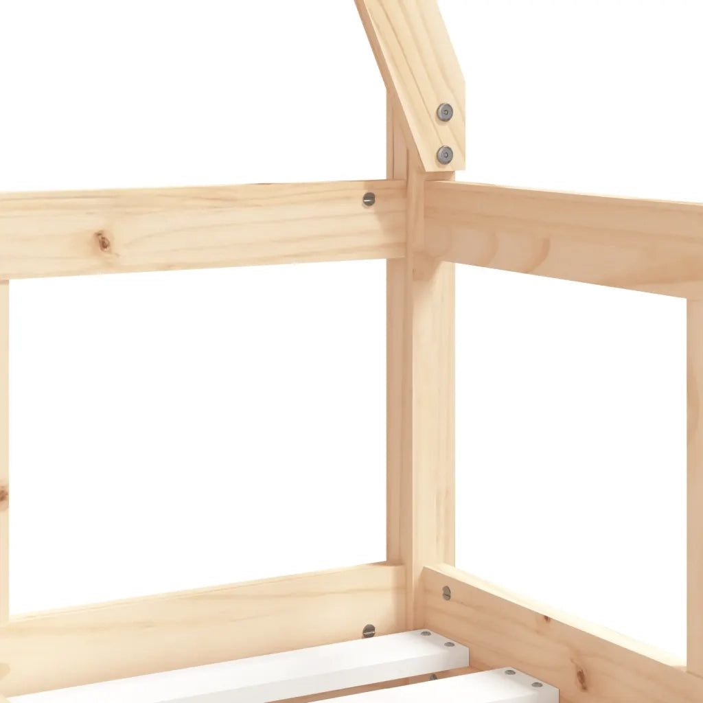 Giroletto per Bambini-Struttura Letto Bambini 70x140 cm in Legno Massello di Pino 940988
