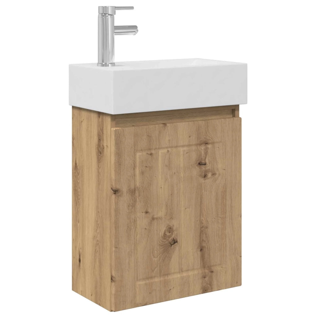 Mobile bagno con rubinetto Rovere Artigianale 889490