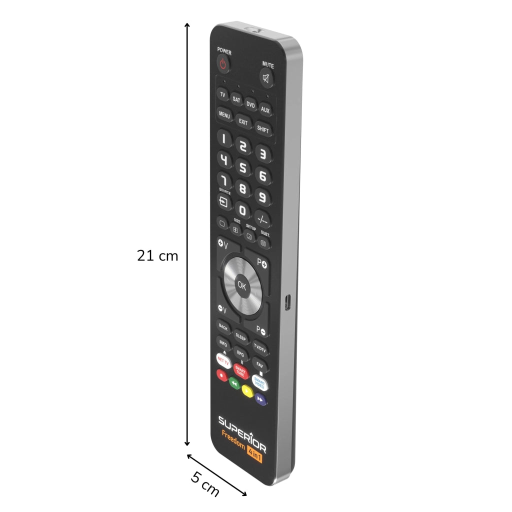 Telecomando Tv Freedom Micro USB 4 in 1 Superior Elettronics