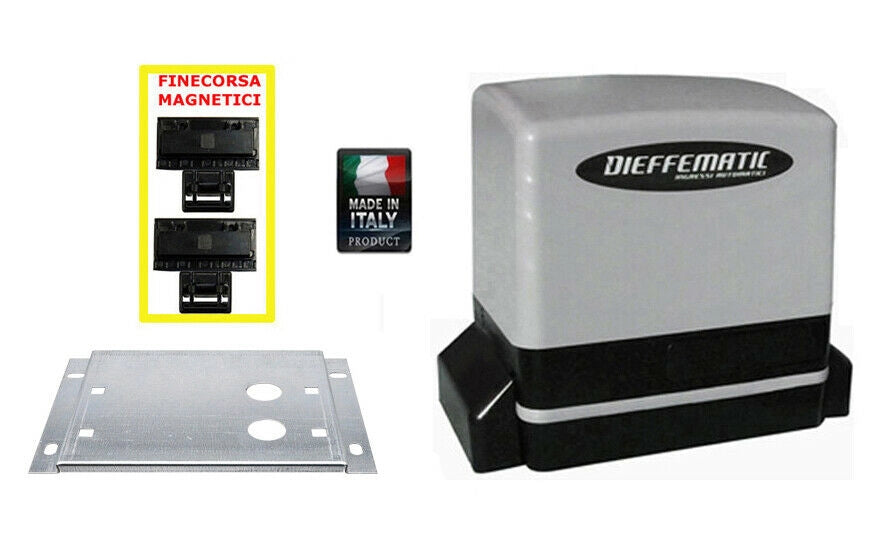 Motore Cancello Scorrevole a binario Pignone Cremagliera 230V 220V 600Kg Ricambio