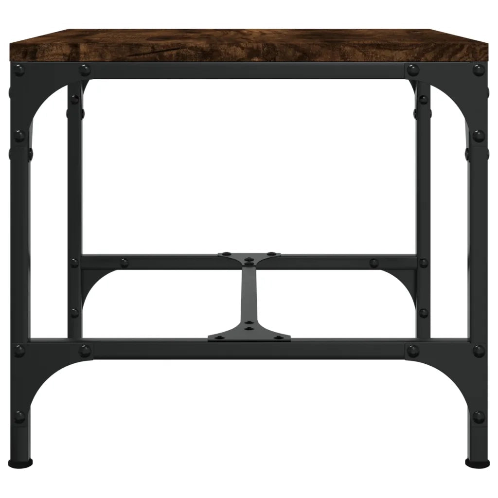 2 pz Tavolini da salotto | Tavolino da caff¨¨ | Tavolino da Soggiorno rovere fumo 40x40x35 cm in Legno Multistrato