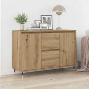Credenza con cassetto Rovere artigianale 101,5 x 35 x 70 cm 862146
