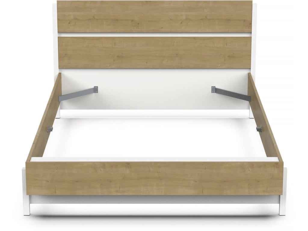 Letto matrimoniale estraibile "Craft" - Legno - 140 x 200 cm - Marrone