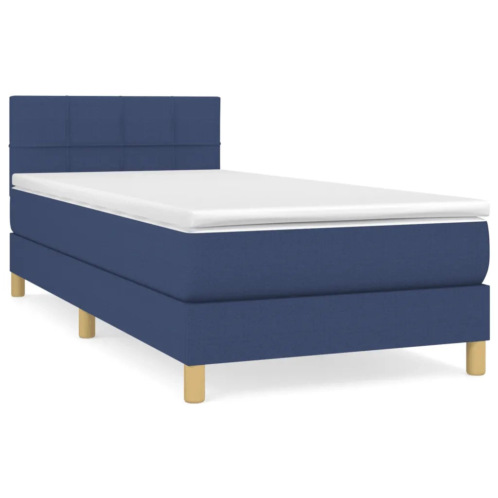 Giroletto a Molle con Materasso Blu 80x200 cm inTessuto 3140575