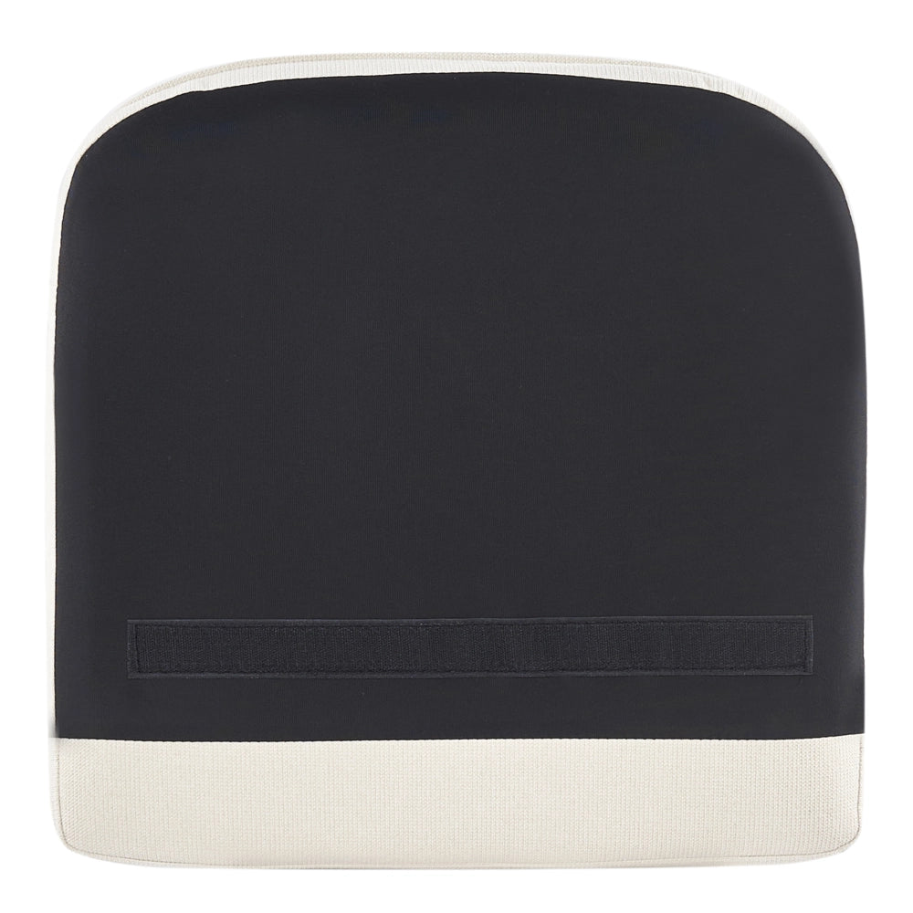 Poltrona girevole Light Beige Poliestere Tessuto idrorepellente Retro Minimalista Mobili Soggiorno