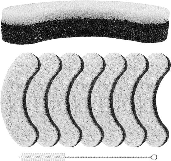 Filtro Vervangendo per Fontanella per Animali, Filtrazione per Fontanella per Gatti e Cani NPET WF050 WF100, Filtri con Carbone Attivo per Fontanella Automatica per Gatti (8 Pezzi)