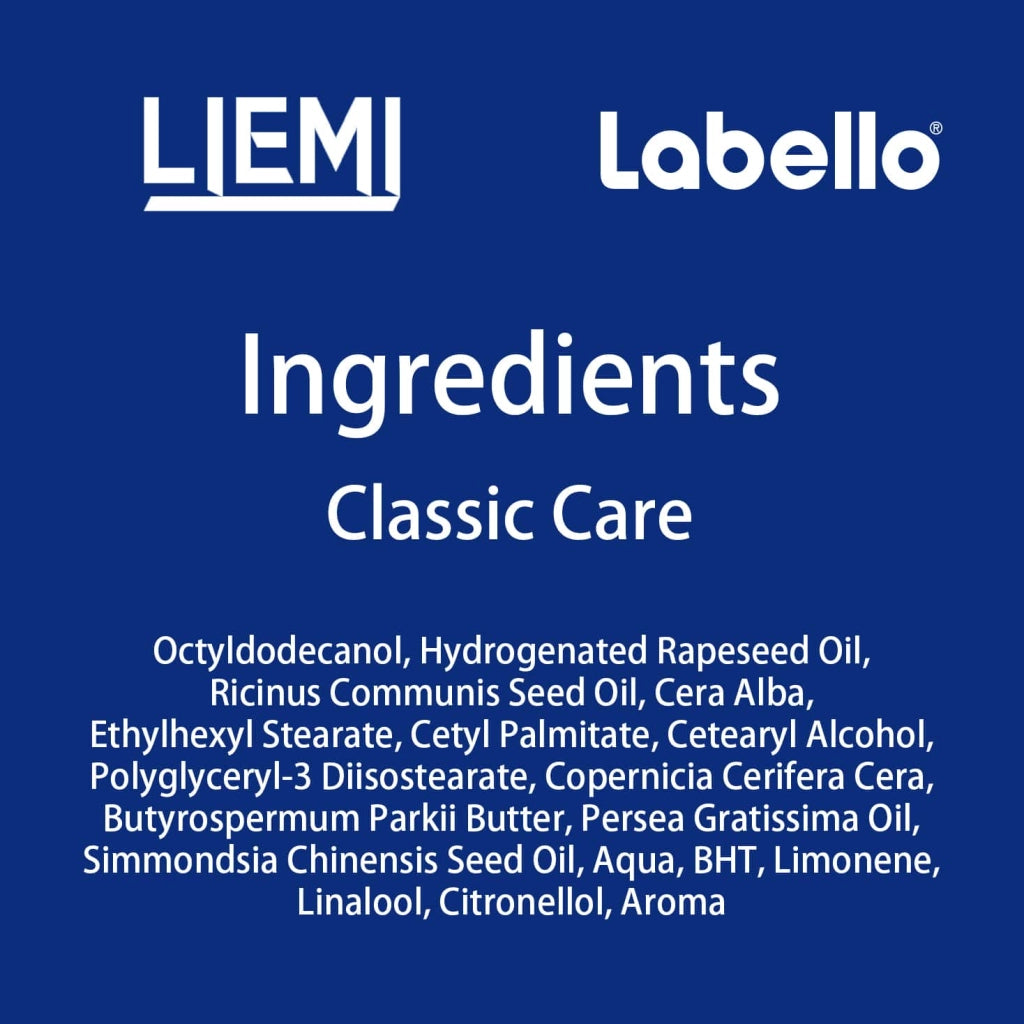 Burrocacao Balsamo Idratante per Labbra Morbide, Classic Care, Labello