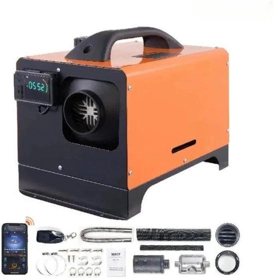 Calefazione Diesel 12V con Comando a Distanza - Calefattore da Soggiorno Professionale - Riscaldamento Auto Efficiente