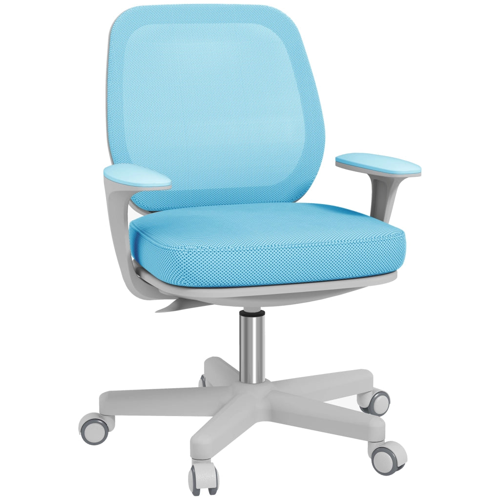 Sedia da Ufficio Reclinabile ¨C Minimal ¨C Azzurra 55x48x82.5-94.5 cm