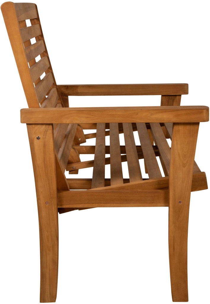 Panca reclinabile in Teak Nicosia 120 cm