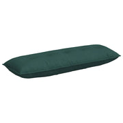 Cuscino per Schiena | Cuscino dorsale Verde Scuro 140 x 19 x 50 cm Tessuto