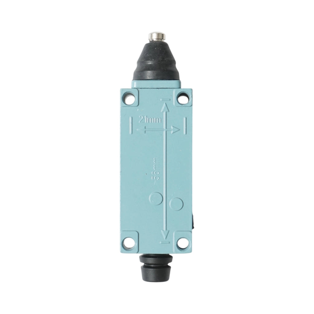 Finecorsa con pulsante a pressione breve NO+NC 250V AC 5A/115V DC 0,4A Breckner Germany