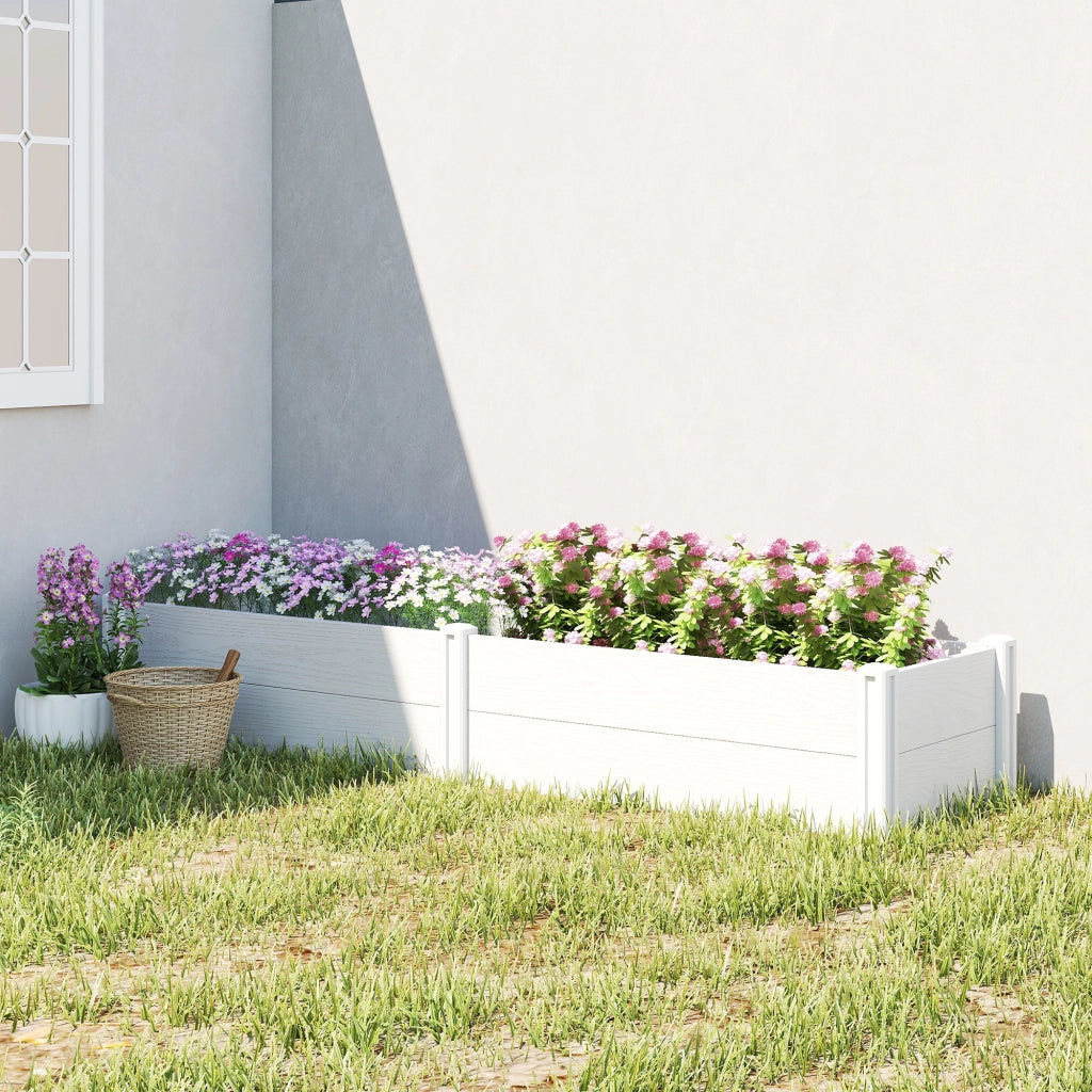 Letto a Soppalco in Plastica con Contenitore ¨C Zephmum ¨C Bianco 197x54x33 cm