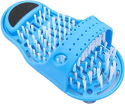 Doucha Pedale Scrubbiatore Massaggiatore Rimossorescalpello Spazzola - Pulitore Esfoliante con Pattini per Superficie Pavimento