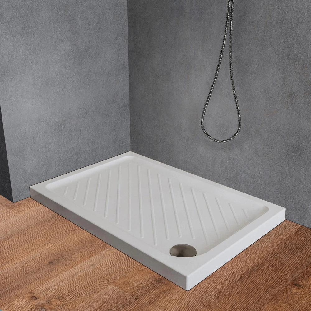 Piatto doccia 70x90 rettangolare in ceramica bianco Dolomite Gemma